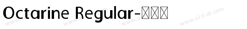 Octarine Regular字体转换